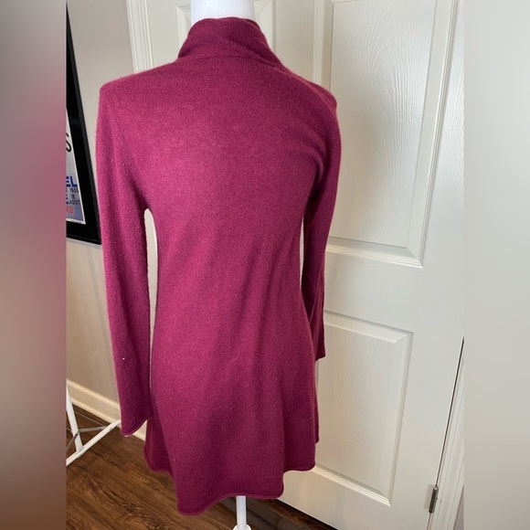 Two stitch fix long line cardigans small wine burgundy colors one cashmere - Picture 2 of 10